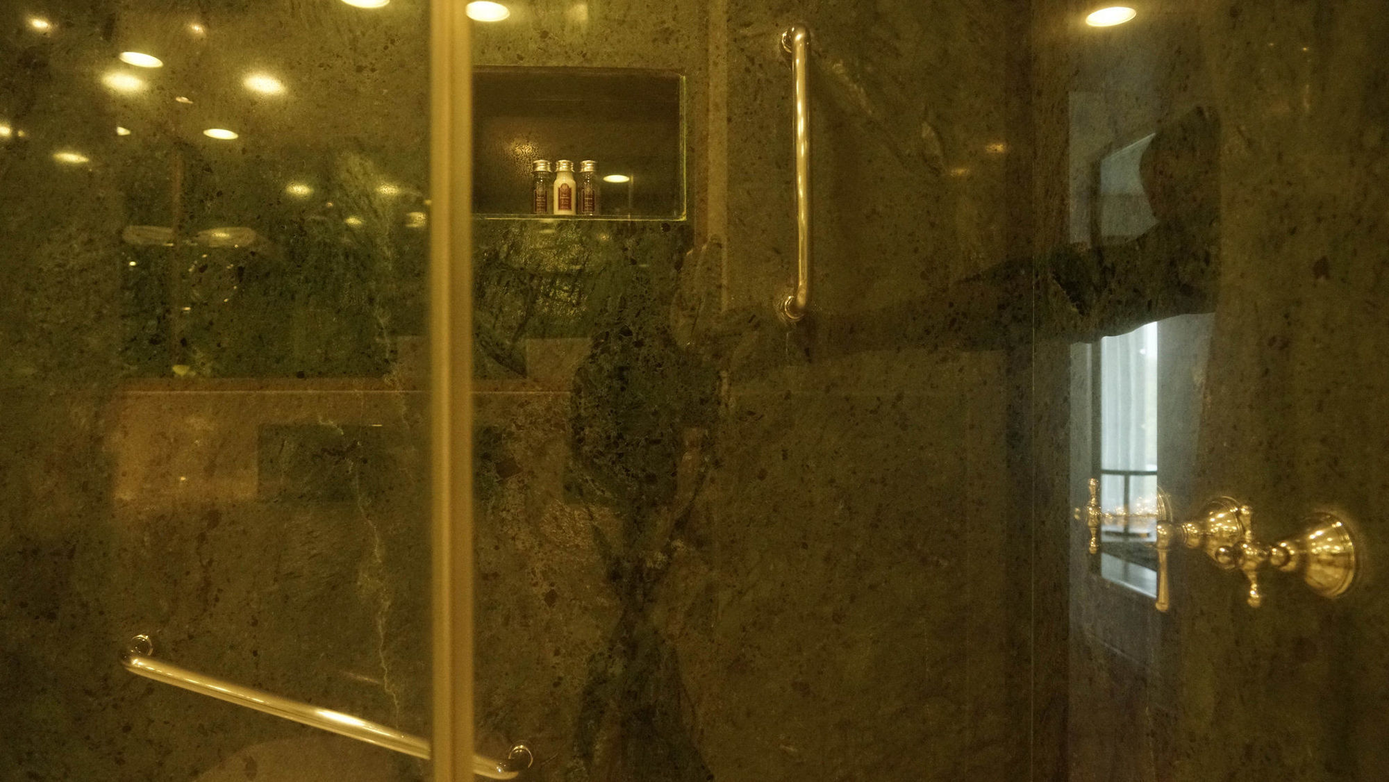 Taj Chandigarh Chandīgarh Exterior foto A shower with a sliding door